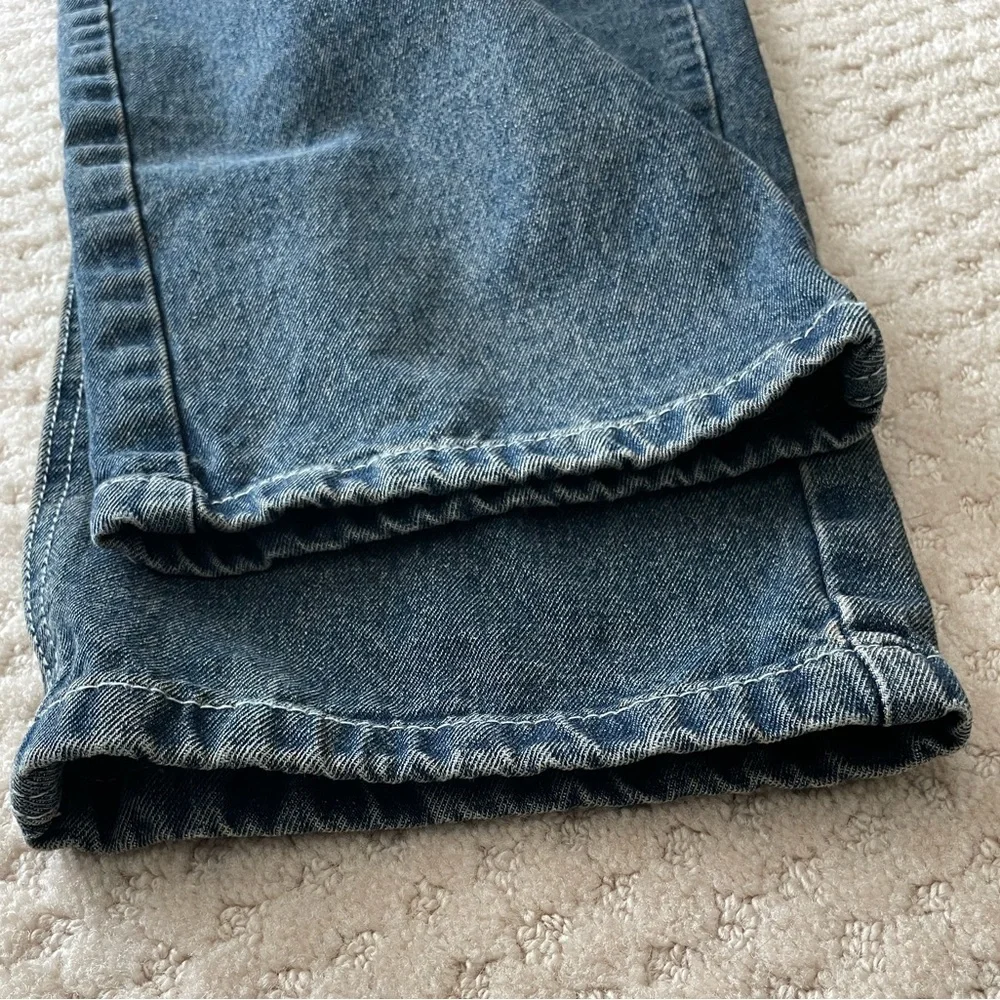 Empyre Loiter Blue Straight Leg Jeans High Waisted Denim Dark Wash 2 Zumiez - Picture 13 of 13